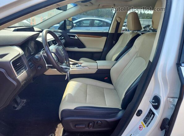 2T2BZMCA1JC160708 2018 LEXUS RX White Вид салону спереду