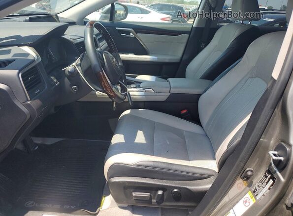 2T2BZMCA1KC182936 2019 LEXUS RX Beige Widok wnętrza z przodu
