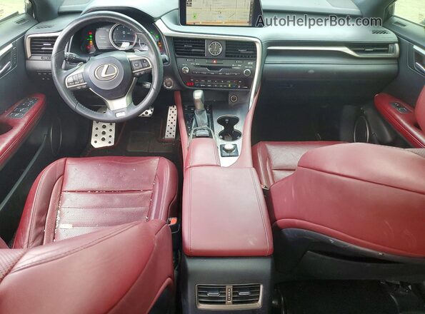 2T2BZMCA1KC183018 2019 LEXUS RX White Widok deski rozdzielczej