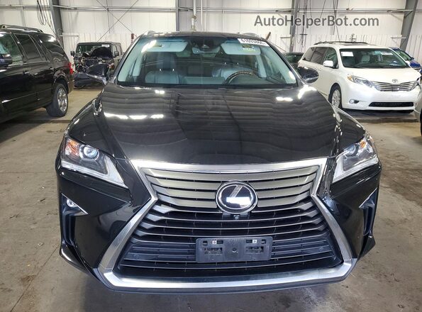 2T2BZMCA1KC186632 2019 LEXUS RX Black Widok z przodu
