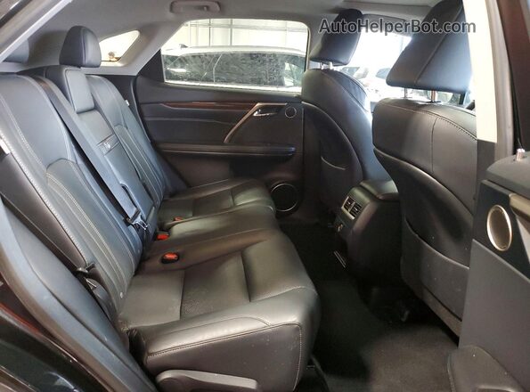 2T2BZMCA1KC186632 2019 LEXUS RX Black Widok tylnych siedzeń