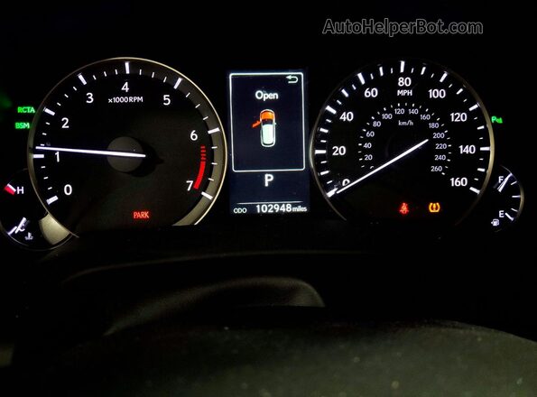 2T2BZMCA1KC186632 2019 LEXUS RX Black Widok zestawu wskaźników