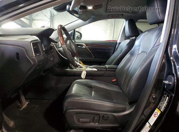 2T2BZMCA1KC186632 2019 LEXUS RX Black Widok wnętrza z przodu