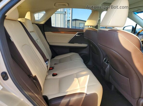 2T2BZMCA1KC194956 2019 LEXUS RX Gold Вид задніх сидінь
