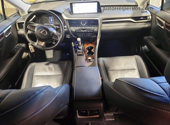 2T2BZMCA2GC033376 2016 LEXUS RX Black Առջևի վահանակի տեսք