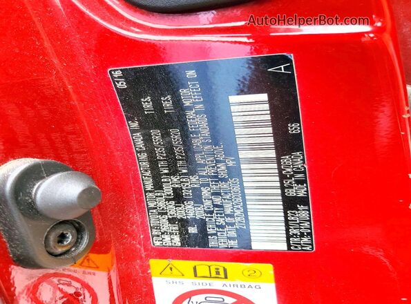 2T2BZMCA2GC036035 2016 LEXUS RX Red Widok komory silnika