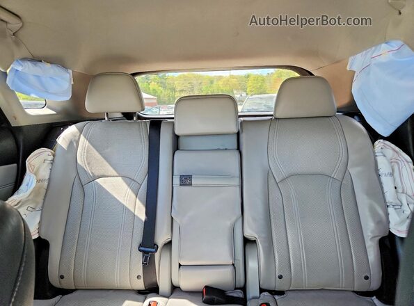 2T2BZMCA2HC116386 2017 LEXUS RX Silver უკანა სავარძლების ხედი