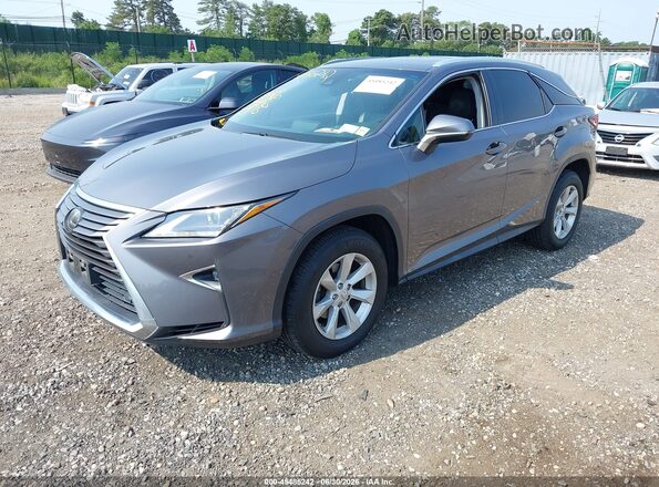2T2BZMCA2HC133415 2017 LEXUS RX 350 Gray წინა მარცხენა ხედი სამი მეოთხედიდან