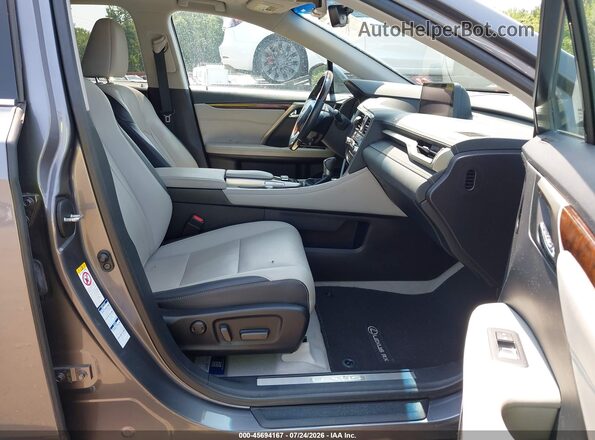 2T2BZMCA2KC174571 2019 LEXUS RX 350 Серый Вид салона спереди