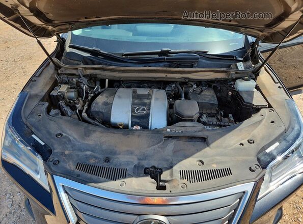 2T2BZMCA2KC178362 2019 LEXUS RX Black ძრავის განყოფილების ხედი