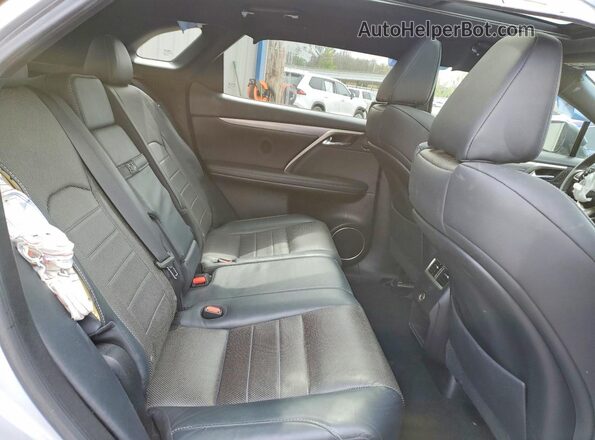 2T2BZMCA2KC196408 2019 LEXUS RX Silver უკანა სალონის ხედი