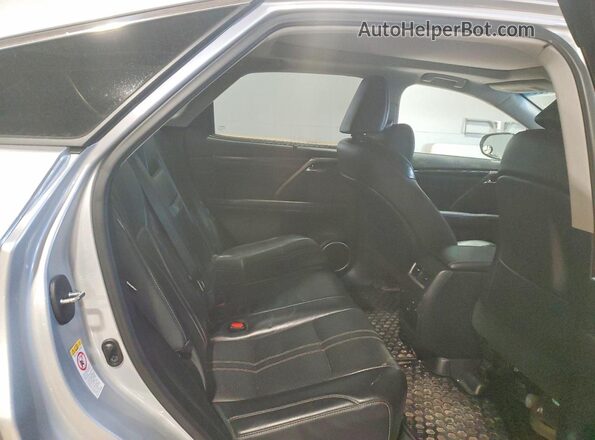 2T2BZMCA3GC022127 2016 LEXUS RX Silver Vista interior trasera