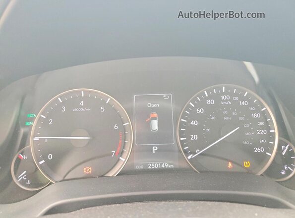 2T2BZMCA3HC056280 2017 LEXUS RX Белый Вид щитка приборов