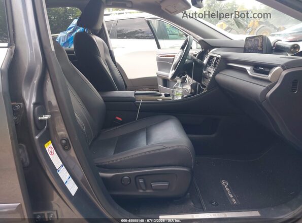 2T2BZMCA3HC119376 2017 LEXUS RX 350 Gray Front interior view