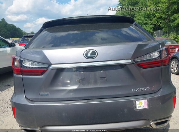 2T2BZMCA3HC119376 2017 LEXUS RX 350 Gray 