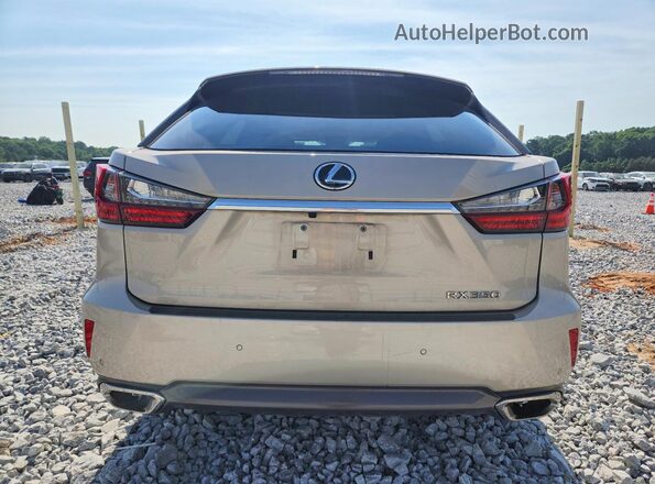 2T2BZMCA3JC143019 2018 LEXUS RX Beige უკანა ხედი