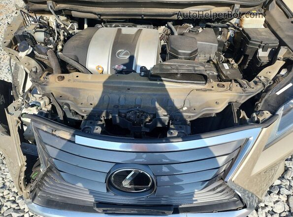 2T2BZMCA3JC143019 2018 LEXUS RX Beige უკანა სალონის ხედი