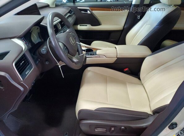 2T2BZMCA3JC152013 2018 LEXUS RX Cream Vista interior delantera
