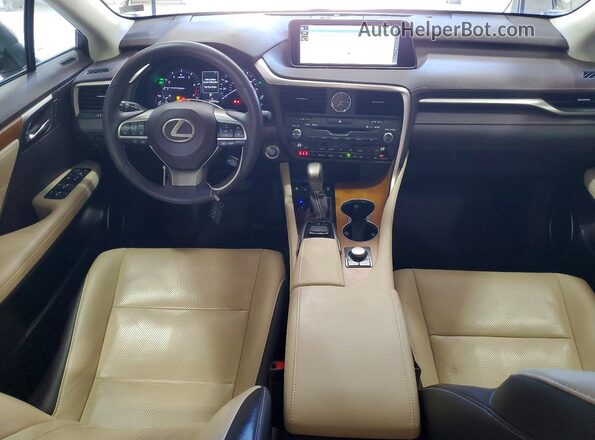 2T2BZMCA3JC152013 2018 LEXUS RX Cream Vista del salpicadero