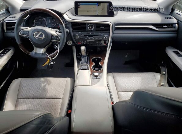2T2BZMCA3JC154019 2018 LEXUS RX Silver Առջևի վահանակի տեսք