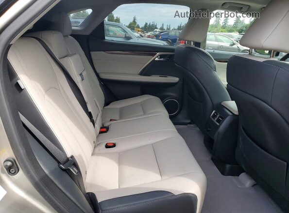 2T2BZMCA3JC154019 2018 LEXUS RX Silver Հետևի նստատեղերի տեսք