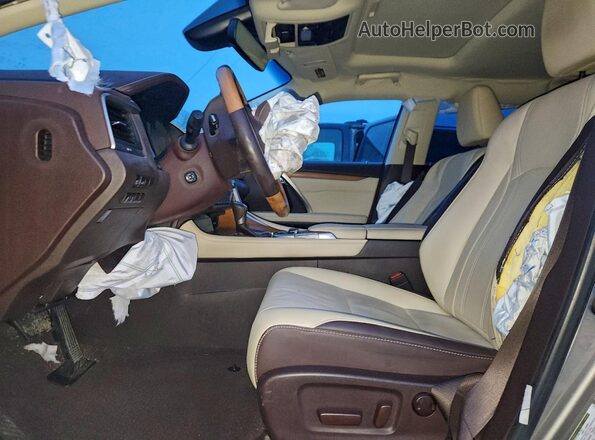 2T2BZMCA3KC178788 2019 LEXUS RX Gray Вид салону спереду