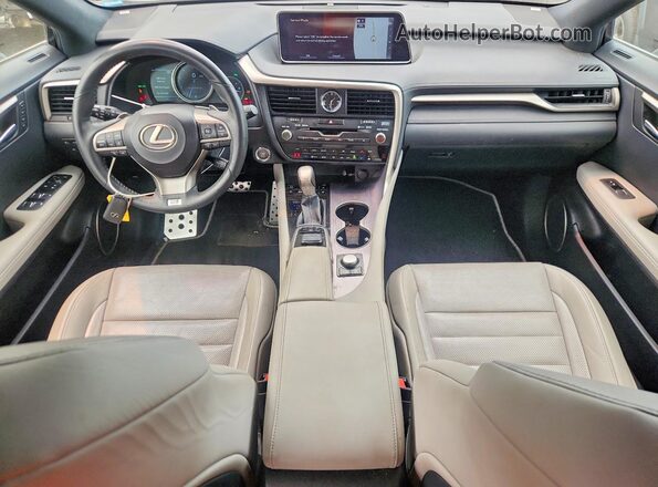 2T2BZMCA3KC181108 2019 LEXUS RX Silver Widok deski rozdzielczej