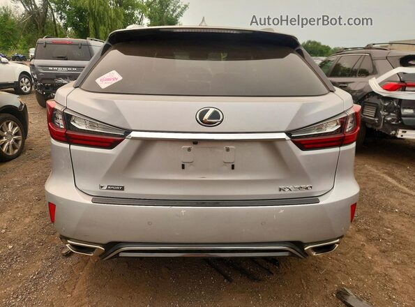 2T2BZMCA3KC181108 2019 LEXUS RX Silver Widok z tyłu