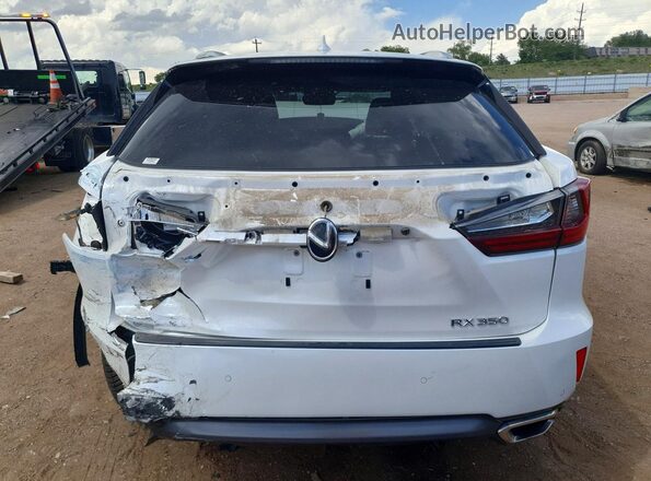 2T2BZMCA3KC201759 2019 LEXUS RX White Հետևի տեսք