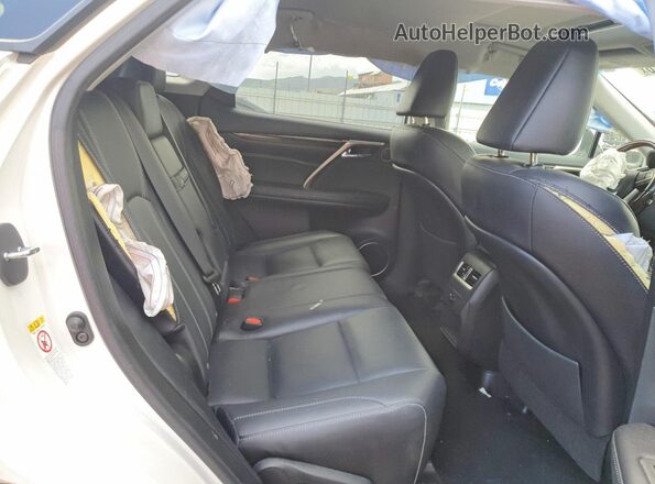 2T2BZMCA3KC201759 2019 LEXUS RX White Հետևի նստատեղերի տեսք