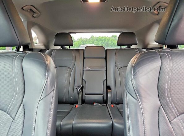 2T2BZMCA3KC206363 2019 LEXUS RX Black უკანა სავარძლების ხედი