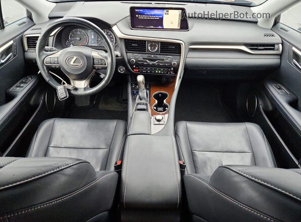 2T2BZMCA3KC206363 2019 LEXUS RX Black წინა პანელის ხედი