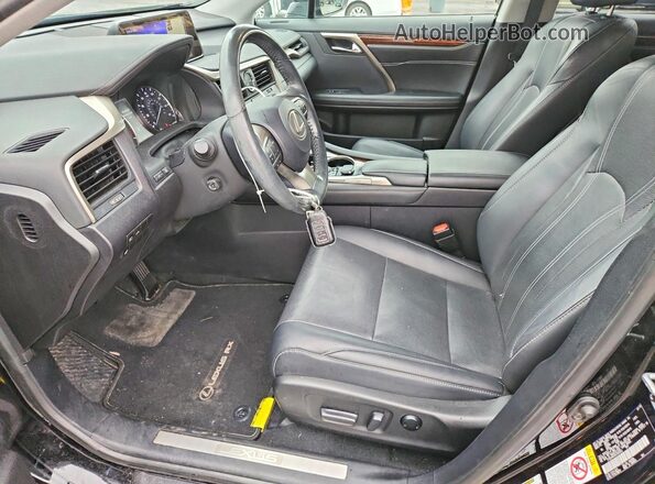 2T2BZMCA3KC206363 2019 LEXUS RX Black წინა სალონის ხედი