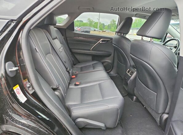 2T2BZMCA3KC206363 2019 LEXUS RX Black უკანა სალონის ხედი