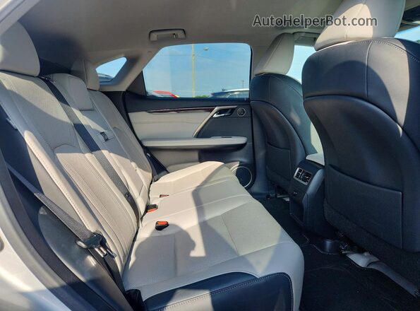 2T2BZMCA4GC034531 2016 LEXUS RX Silver უკანა სალონის ხედი
