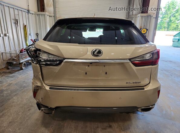 2T2BZMCA4GC043584 2016 LEXUS RX Tan Հետևի տեսք