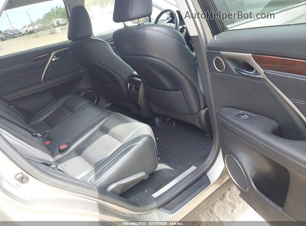 2T2BZMCA4HC085416 2017 LEXUS RX 350 Champagne უკანა სავარძლების ხედი