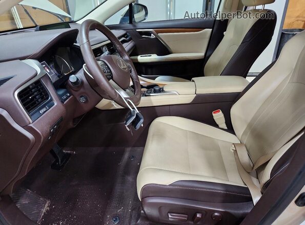 2T2BZMCA4HC107088 2017 LEXUS RX Beige Սալոնի դիմացի տեսք