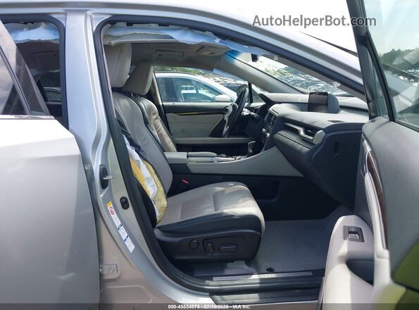 2T2BZMCA4KC171509 2019 LEXUS RX 350 Silver Widok wnętrza z przodu