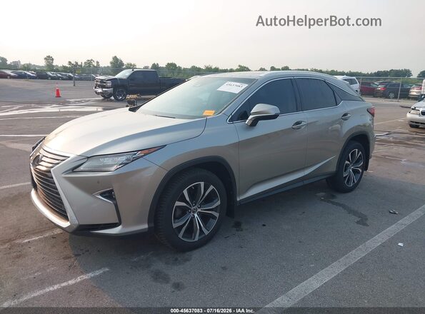 2T2BZMCA4KC195146 2019 LEXUS RX 350 Tan წინა მარცხენა ხედი სამი მეოთხედიდან