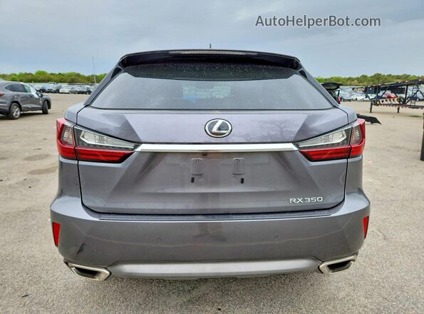 2T2BZMCA4KC209370 2019 LEXUS RX Gray უკანა ხედი