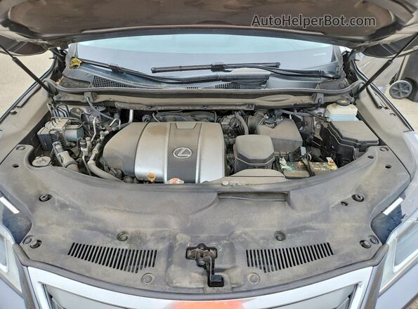 2T2BZMCA4KC209370 2019 LEXUS RX Gray ძრავის განყოფილების ხედი