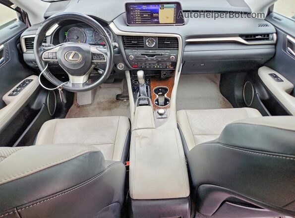 2T2BZMCA4KC209370 2019 LEXUS RX Gray წინა პანელის ხედი