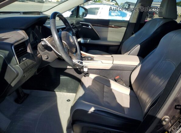 2T2BZMCA5GC017432 2016 LEXUS RX Black Vista interior delantera