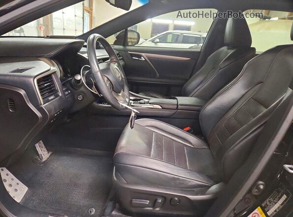 2T2BZMCA5GC044937 2016 LEXUS RX Черный Вид салона спереди