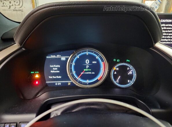 2T2BZMCA5GC044937 2016 LEXUS RX Черный Вид щитка приборов