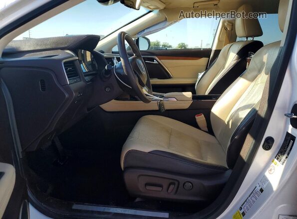 2T2BZMCA5HC071377 2017 LEXUS RX White Вид салону спереду