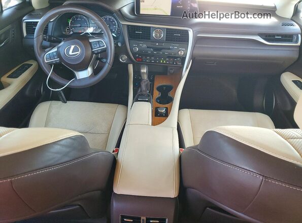 2T2BZMCA5HC071377 2017 LEXUS RX White Вид панелі приладів