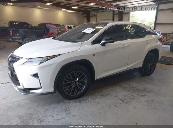 2T2BZMCA5HC071945 2017 LEXUS RX 350 White წინა მარცხენა ხედი სამი მეოთხედიდან