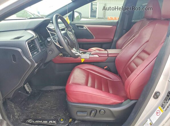 2T2BZMCA5HC090074 2017 LEXUS RX Silver Вид салону спереду